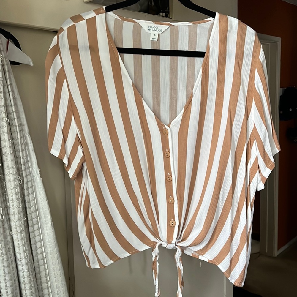 Market and Spruce striped top.